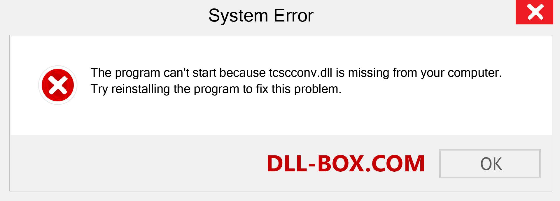  tcscconv.dll file is missing?. Download for Windows 7, 8, 10 - Fix  tcscconv dll Missing Error on Windows, photos, images